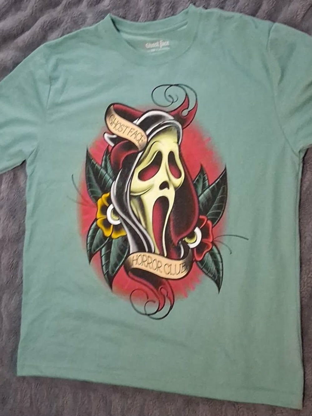 NWOT Bioworld Ghostface Horror Club Graphic Tee Adult Size M